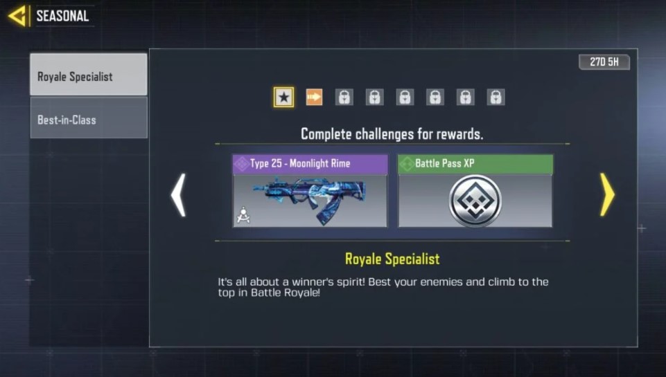 Call of Duty: Mobile Royale Specialist - миссии и награды